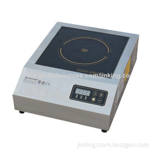 3500 to 5000W Induction Cooker, Made of Ceramic Plate, 304# Stainless Steel Cabinet